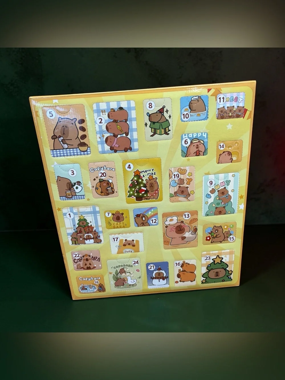 Christmas Advent Calendar - Capybara Holiday Countdown
